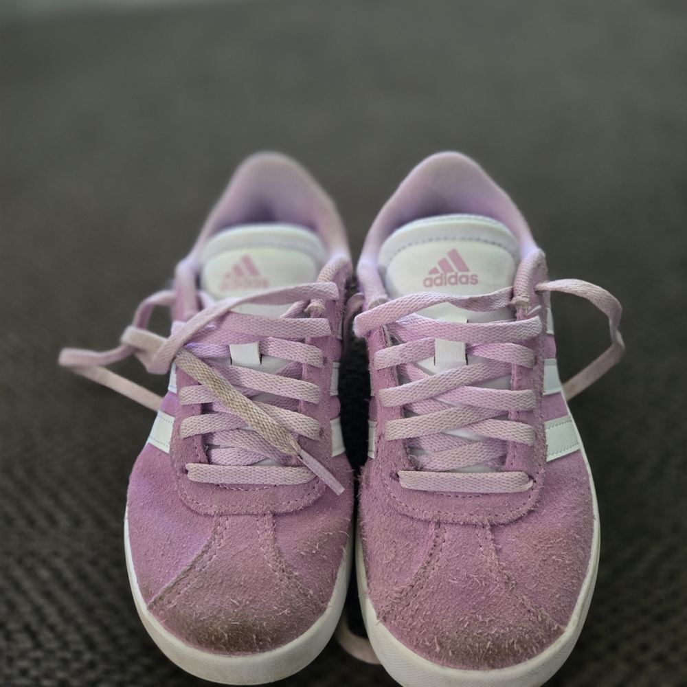 Adidas Purple Suede Sneakers